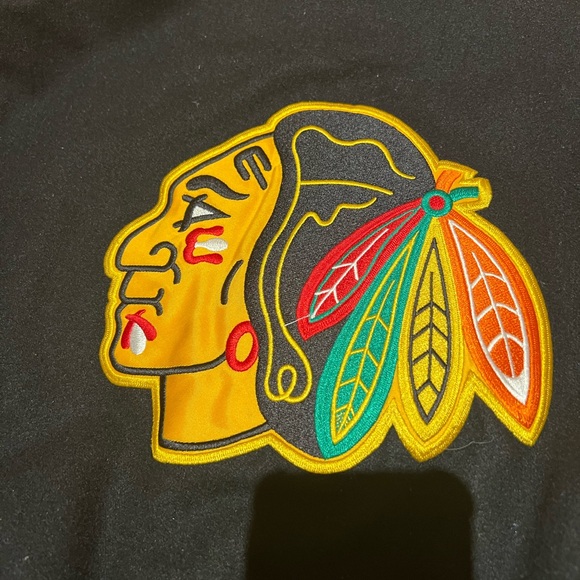 Vintage black hawks jacket - Picture 4 of 4